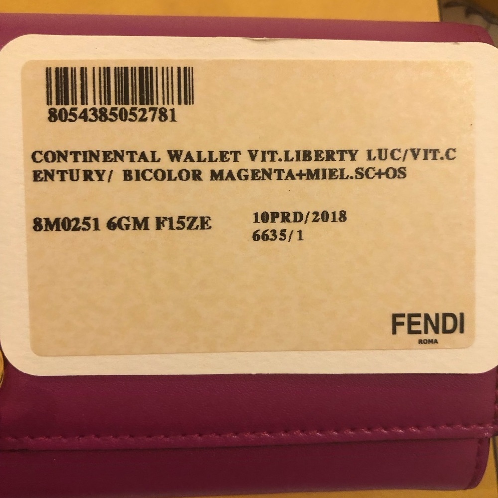 New in Box Fendi wallet - Picture 8 of 8